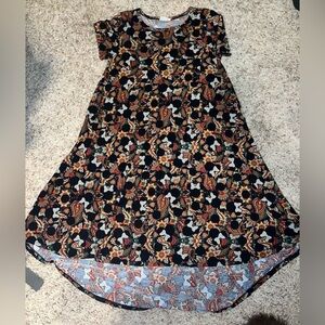 Lularoe xs Carly Minnie Mouse high low dress like new